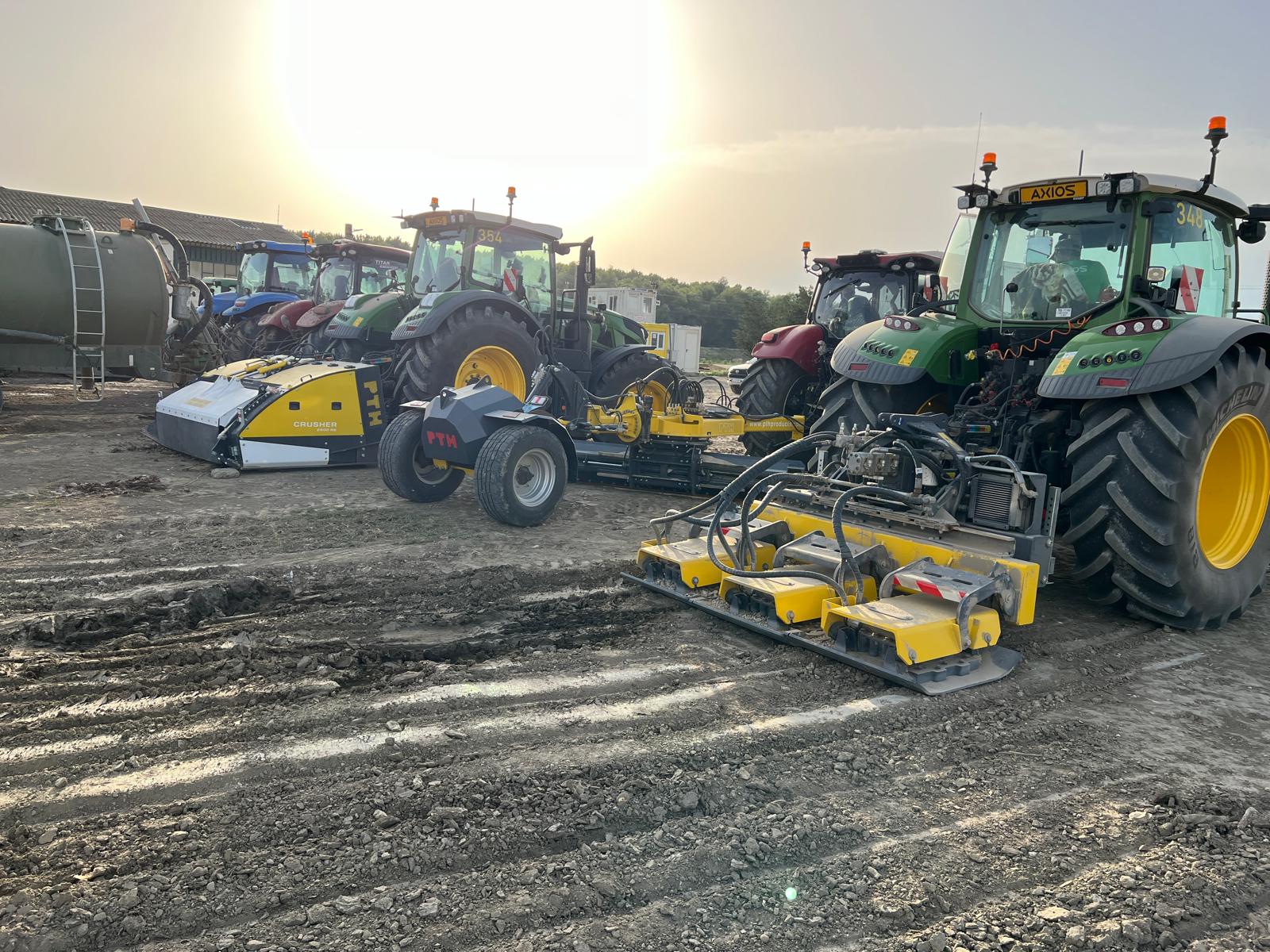 AXIOS Wegebau System in Rumänien Güterwege landwirtschaftliche Wegesanierung