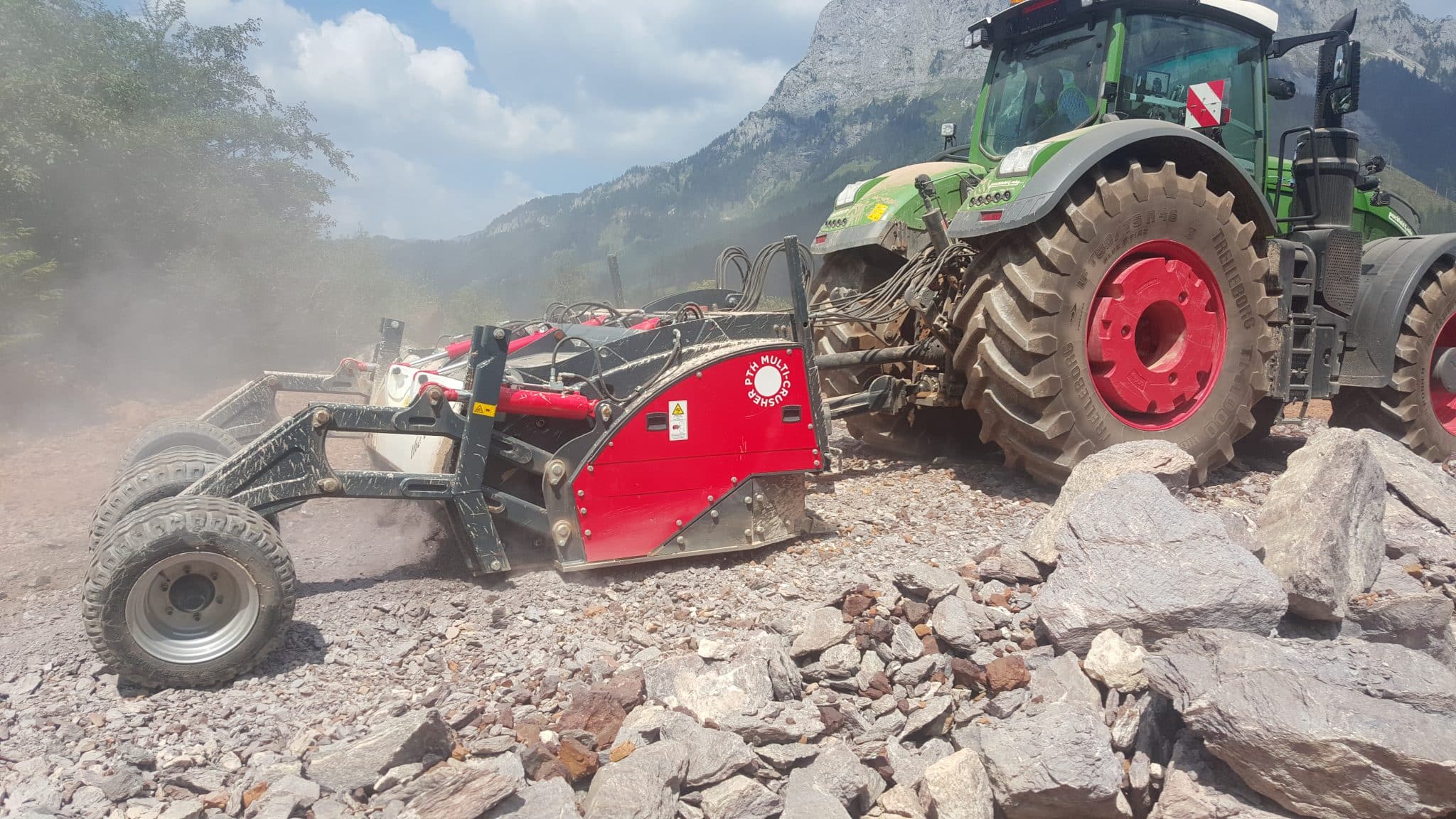Fendt 1050 Erzberg vue arrière Multicrusher