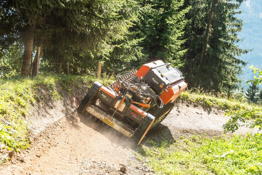 PTH Trail Crusher Trail Trailbau Trailbuilding Trail sanieren Trail maintenance flexibel und wendig