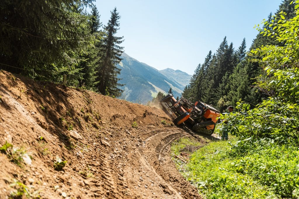 PTH MicroCrusher Trail in rough terrain