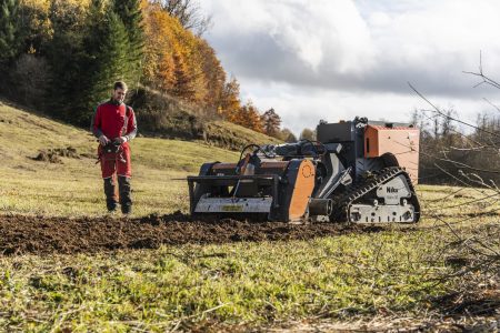 PTH MicroCrusher recultivation mulching milling crushing mixing with RAPID caterpillar