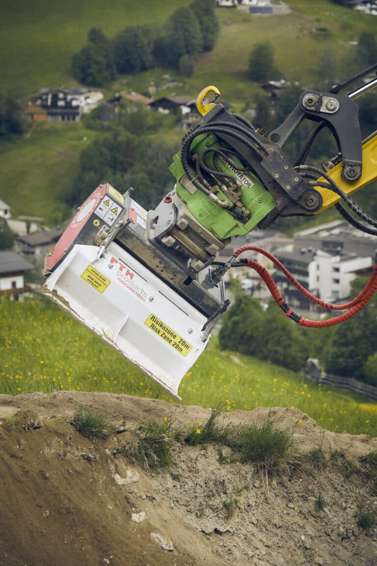 PTH Excavator Crusher EC-S für den Minibagger Baggerlöffel