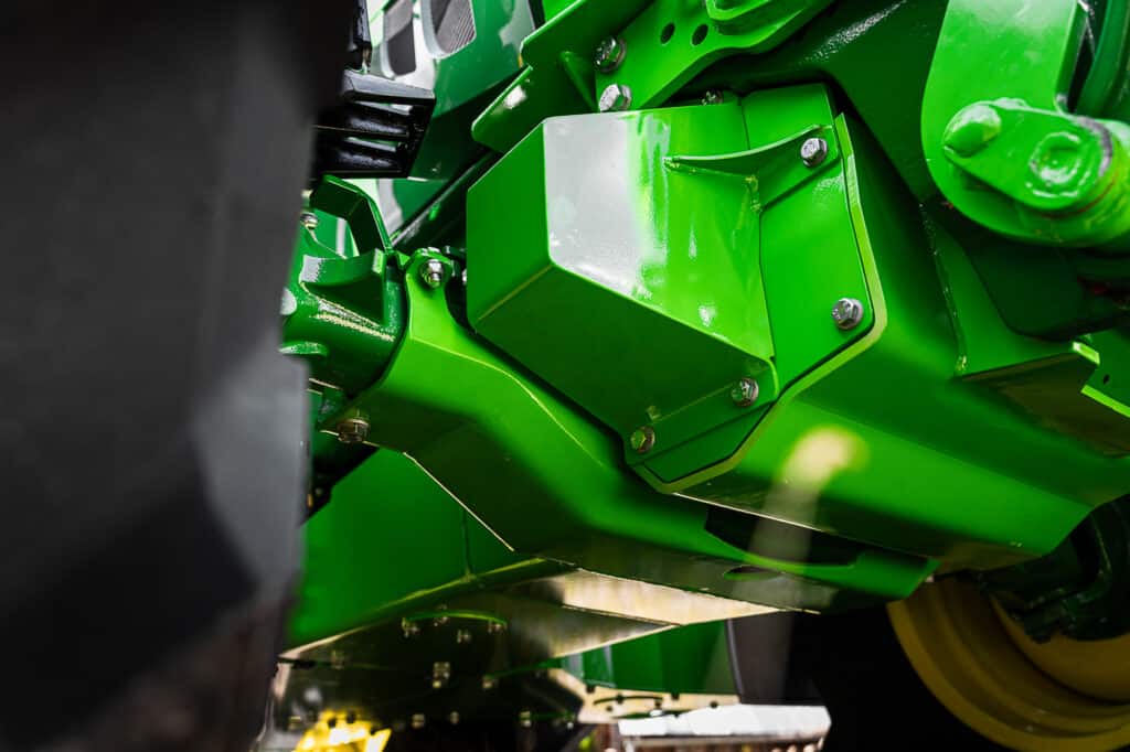 Verbau Vorderachse Forstschutz geschraubt John Deere Traktor