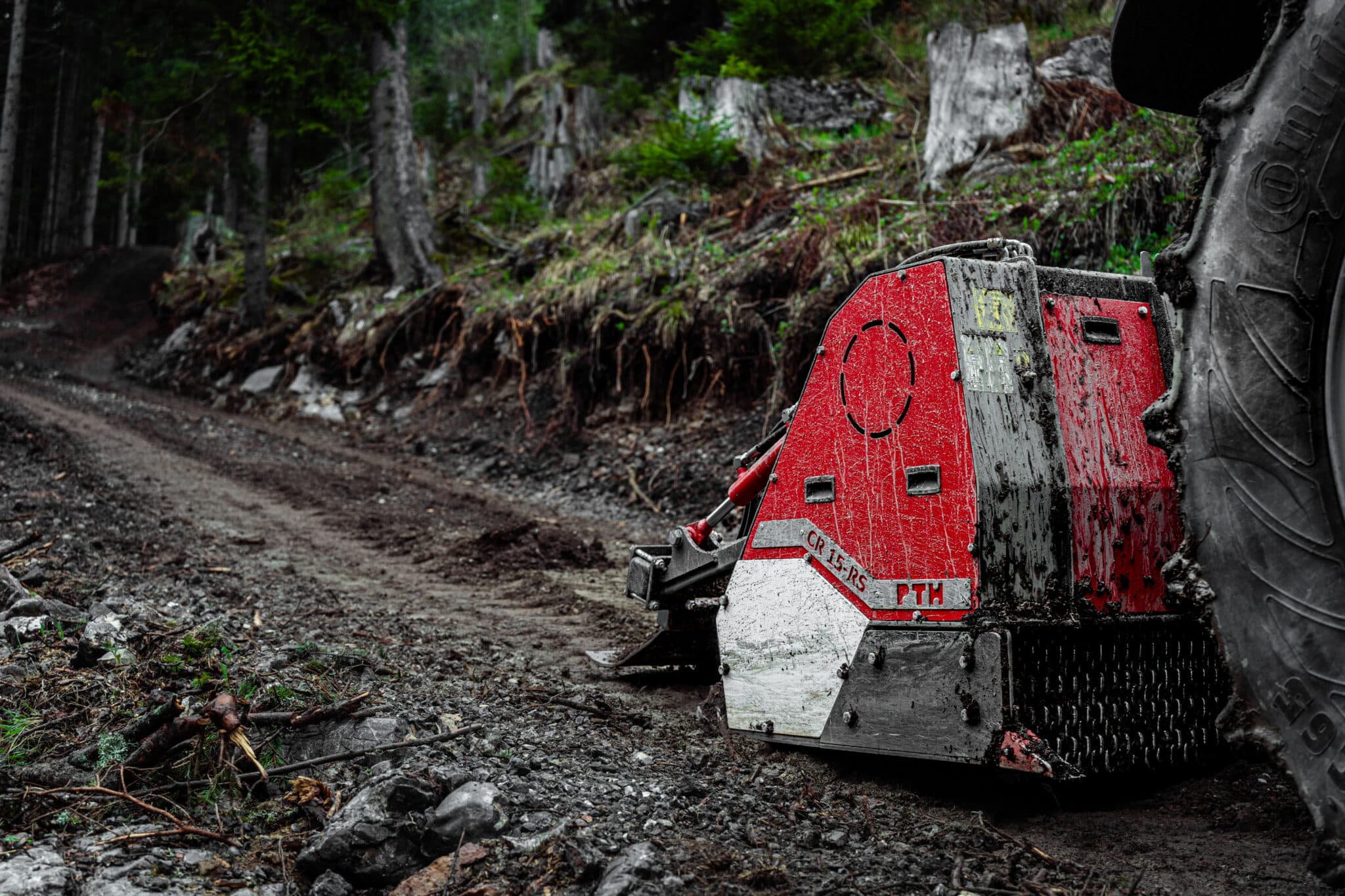 PTH Crusher CR15 in road construction